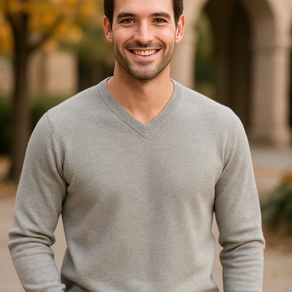 American Eagle Outfitters Other - American Eagle Outfitters Men’s Gray V-Neck Sweater Size L